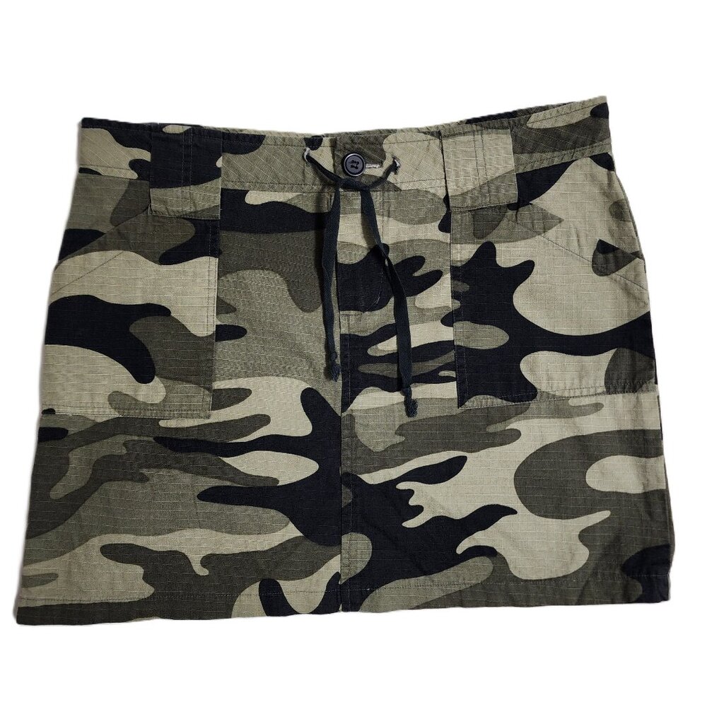 Youniquejeans Junior Womens Low Rise Camouflage 100% Cotton Mini Skirt Size 5